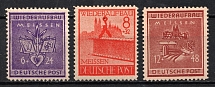 1945 Meissen, Local Post, Germany (Mi. 36 A - 38 A)