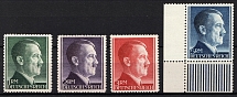 1942 Third Reich, Germany (Mi. 799 A - 802 A, Full Set, CV $20, MNH)
