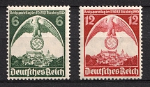 1935 Third Reich, Germany (Mi. 586 - 587, Full Set, CV $30)