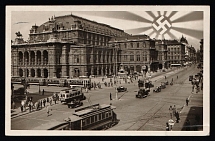 1938 (10 Apr) The Vienna State Opera, Third Reich, Germany, Postcard from Vienna to Offenburg franked with Mi. 662