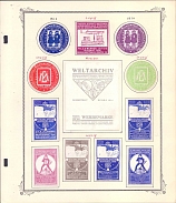1914 International Exhibition of the Graphics, Book Industry, Leipzig, Germany, Stock of Rare Cinderellas, Non-postal Stamps, Labels, Advertising, Charity, Propaganda