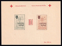 1946 Augsburg, Lithuania, Baltic DP Camp, Displaced Persons Camp, Souvenir Sheet (Wilhelm Bl. 1 B, CV $90, MNH)