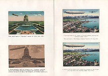 Army Zeppelins, Military Propaganda Postcards on Exhibition Pages, The Beginning of Zeppelins Era, Rare