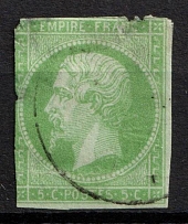 1860 5C France (Mi. 11 A, Used, CV$140)