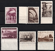 1938 The Second Line of Moscow Subway, Soviet Union, USSR (Full Set, MNH)