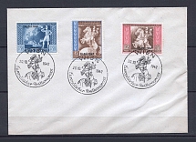 1942 Third Reich cover with special postmark Vienna Post Congress and full set stamps