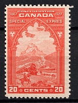 1927 20c Canada (SG S5, CV $20, MNH)