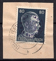 1945 80pf Bad Gottleuba (Saxony), Soviet Russian Zone of Occupation, Germany Local Post (Mi. 19, Signed, Canceled, CV $+++)