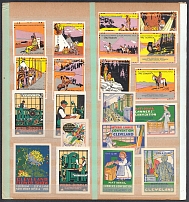 Worldwide, Stock of Cinderellas, Non-Postal Stamps, Labels, Advertising, Charity, Propaganda (#406B)
