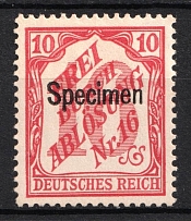 1905 10pf German Empire, Germany (Mi. 12 SP, Specimen, Signed)
