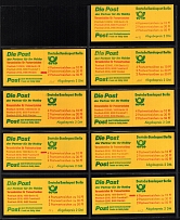 1980 Collection of West Berlin Booklets, Germany (Mi. 11 g, 11 h, 11 h Z, 11 i, Varieties, High CV)