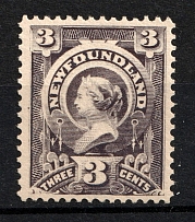 1890 3c Newfoundland, Canada (SG 56, CV $65)