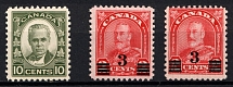 1931-32 Canada, Full Sets (SG 312, 314, 314a, CV $30, MNH)