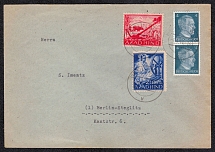 1944 Germany Cover to Berlin, franked with Indian Legion and Third Reich stamps