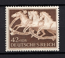 1942 Third Reich, Germany (Mi. 815y, Full Set, CV $200, MNH)