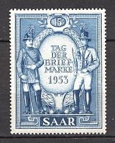 1953 Germany Saar (CV $10, Full Set, MNH)