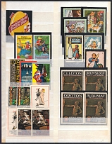 Germany, Stock of Cinderellas, Non-Postal Stamps, Labels, Advertising, Charity, Propaganda (#475)