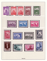 1942-43 Serbia, German Occupation, Germany (Mi. 71- 81, 86 - 89, Full Sets, CV $70, MNH)