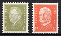 1932 Weimar Republic, Germany (Mi. 465 - 466, Full Set, CV $30, MNH)