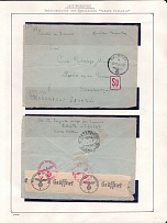 Spanish Blue Division, Legion Mail Censored Cover, Military Mail Fieldpost Feldpost, Germany