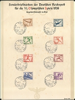 1936 Summer Olympic Games in Berlin Souvenir sheet