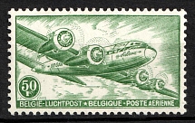 1946 50fr Belgium (Mi. 753b, CV $300, MNH)