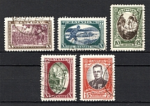 1932 Latvia (Perf, Full Set, CV $50, Canceled)