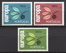 1965 Portugal (Mi. 990 - 992, Full Set, CV $80, MNH)