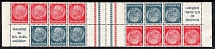 1937 Third Reich, Germany (Mi. MHB 42, Zusammendrucke, CV $700, MNH)