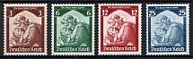1935 Third Reich, Germany (Mi. 565 - 568, Full Set, CV $160, MNH)