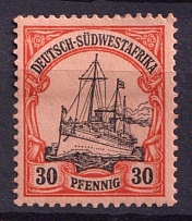 1901 30pf South West Africa, German Colonies, Germany (Mi. 16, CV $120)
