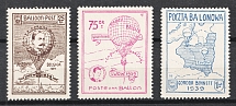 1939 Balloon Post Mail, Poland (Full Set, MNH)