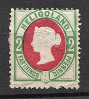 1875 Heligoland Germany 2 F/2 Pf