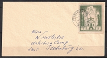 1946 Lithuanian Camps in the American Zone of Germany, Lithuania, Baltic DP Camp, Displaced Persons Camp, Cover Prosselsheim Postmark