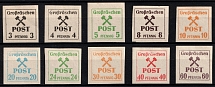1945 Grosraschen, Germany Local Post (Mi. 31 x - 33 x, 35 x - 36 x, 38 x - 42 x, MNH)