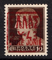 1943 10c Zakynthos, German Occupation, Germany (Mi. 1, Type II, CV $1,300, MNH)