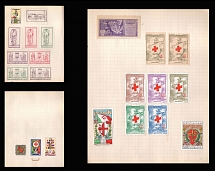 Bologna, Florence, Fiume, Red Cross, Military, Army, Italy, Stock of Cinderellas, Non-Postal Stamps, Labels, Advertising, Charity, Propaganda (#528)