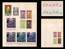 Airmail, Red Cross, Tolmezzo Charity Committee, Military, Italy, Stock of Cinderellas, Non-Postal Stamps, Labels, Advertising, Charity, Propaganda (#547)