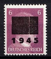 1945 6pf Netzschkau-Reichenbach (Saxony), Germany Local Post (Mi. b 5 II b, Signed, CV $20, MNH)