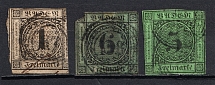1853-54 Baden, Germany (Canceled, CV $110)