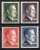 1942-44 Third Reich, Germany (Mi. 799 B - 802 B, Full Set, CV $70, MNH)