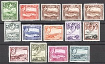 1938-51 Antigua British Empire Varieties of Colors CV 180 GBP (Full Set)