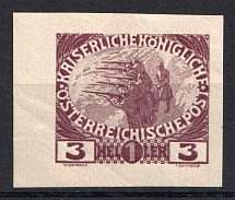 1915 3H Austria (Probe, Proof, MNH)