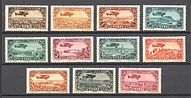 1931-33 Syria French Mandate Airmail (CV $30, Full Set)
