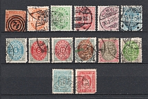 1858-1902 Denmark (Group of Stamps, Canceled)