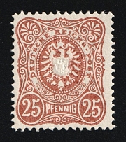 1880 25pf German Empire, Germany (Mi. 43 I, MNH)