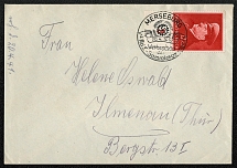 1941 Merseburg Postally used cover with publicity cancellation dated 20 April