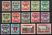 1939 Third Reich, Germany (Mi. 716 - 729, Full Set, CV $90)