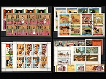 Staffa, Scotland, Germany, Stock of Cinderellas, Non-Postal Stamps, Labels, Advertising, Charity, Propaganda, Souvenir Sheets (#195)