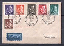 1943 General Government airmail cover to Hamburg with special postmark